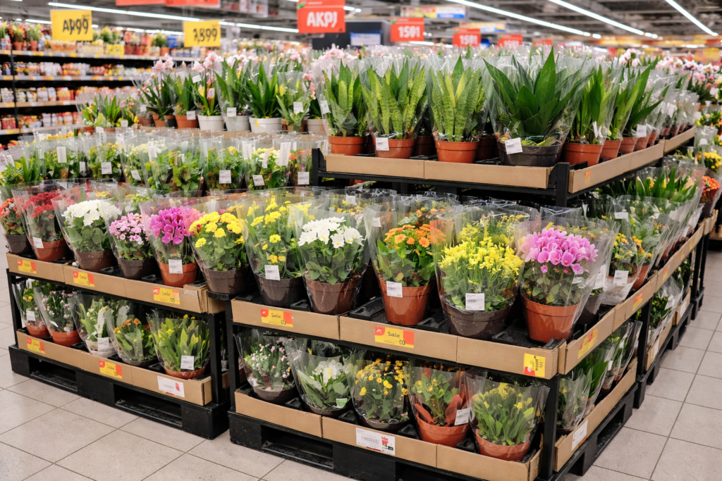 Januári növényvásárlás